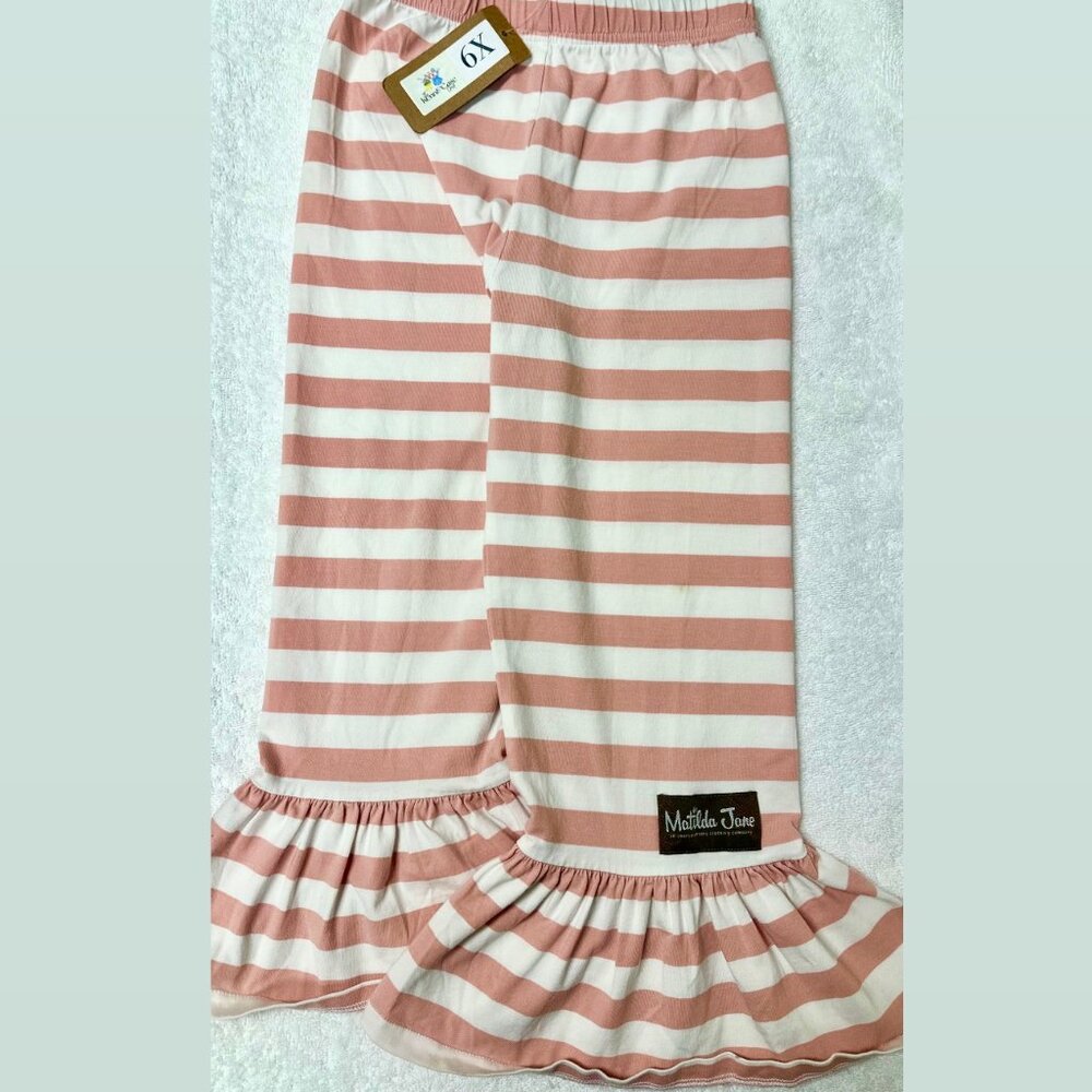 Girls Size 6 Matilda Jane Big Ruffle Pants – Like New!